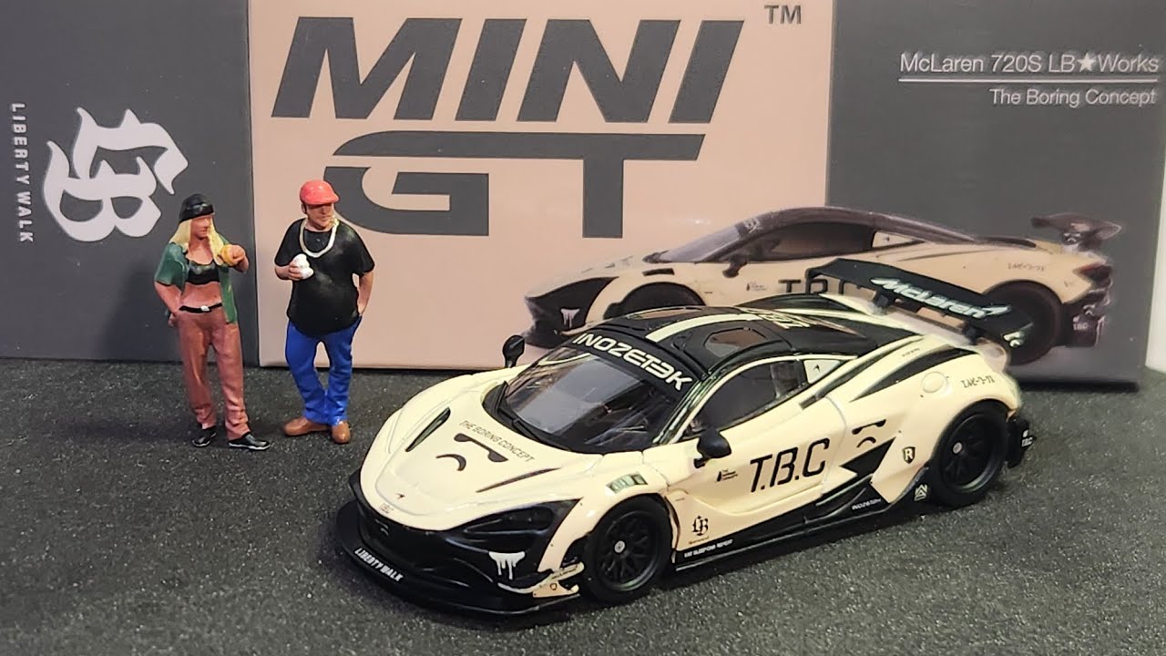 MINI GT 1/64 McLaren 720S LB★Works The Boring Concept MGT01083