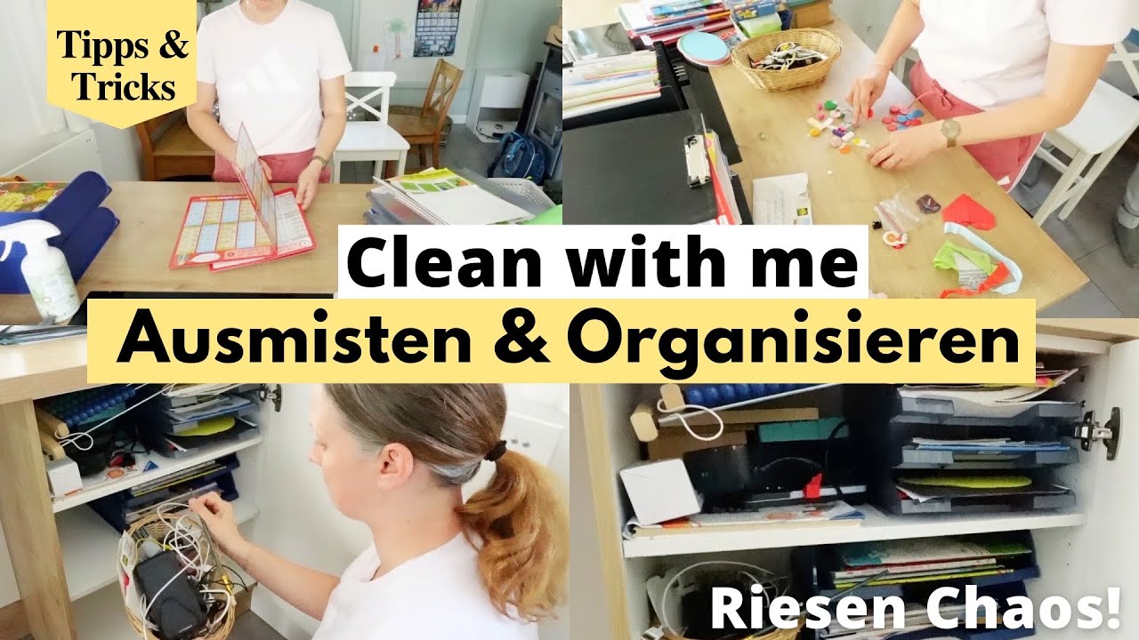 SCHRANK NEU ORGANISIEREN 💛 Ausmisten in 4 Schrittn 💛 Ordnung und ausmisten 💛 Haushalt