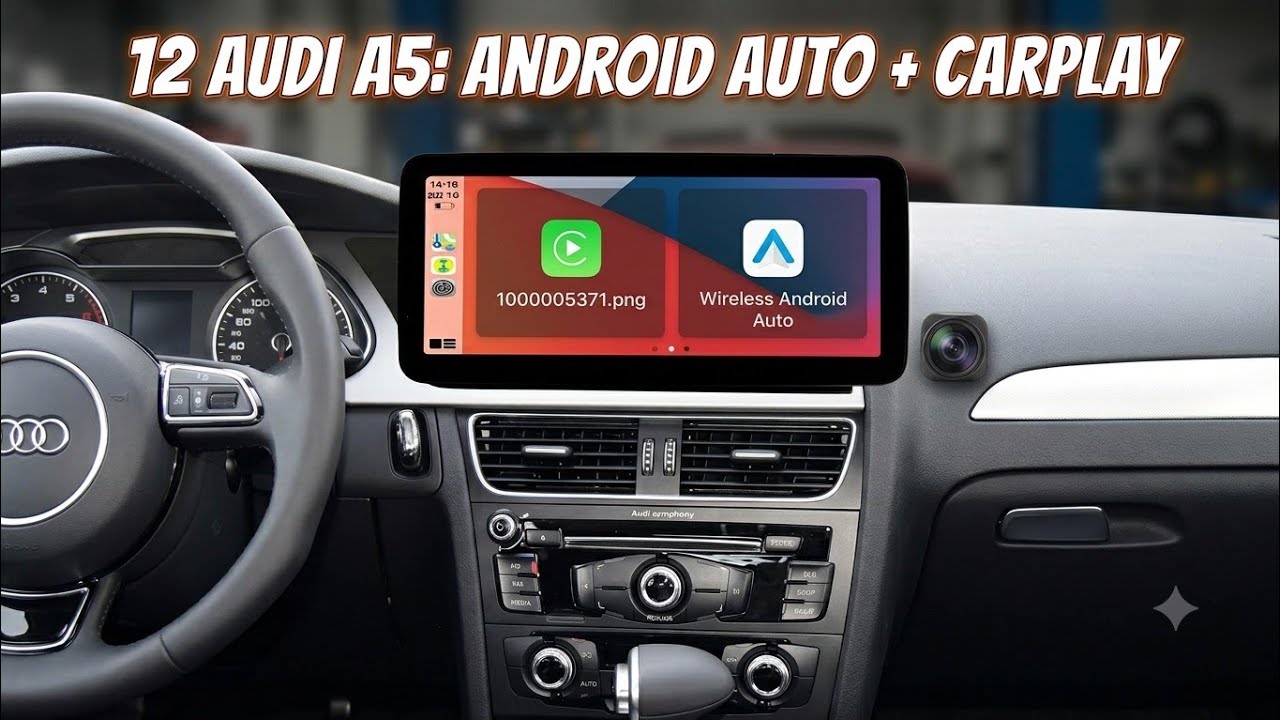 2012 Audi A5 Wireless Carplay Android Auto Multimedia youtube Reverse camera installation