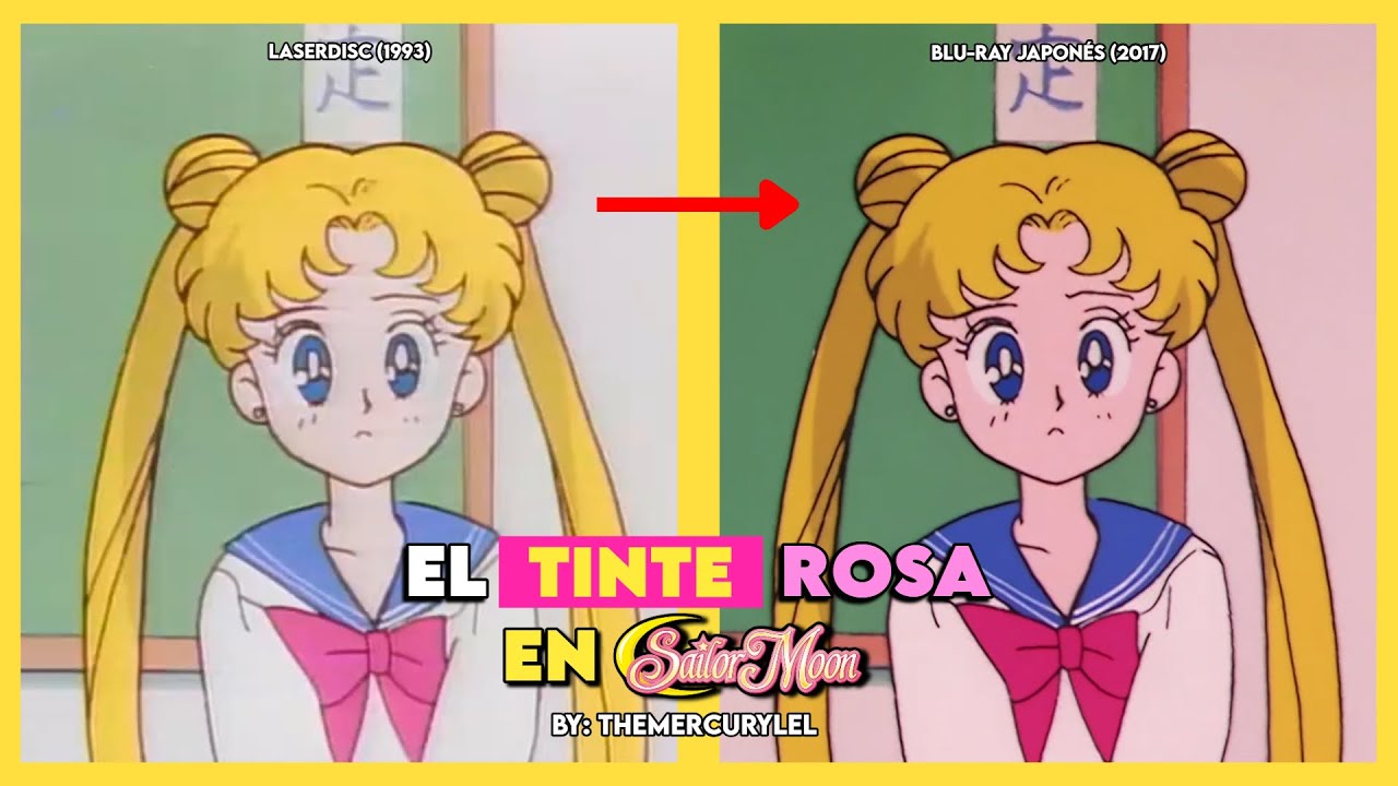El ORIGEN del TINTE ROSA en Sailor Moon