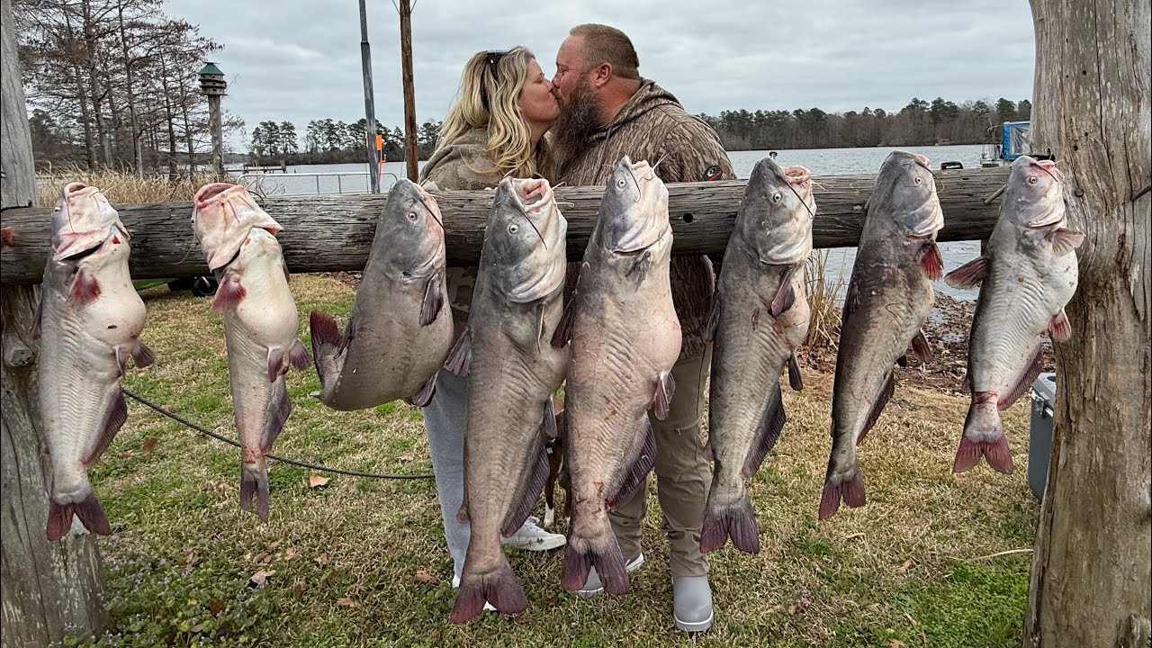 We Got Catfished on Valentines Day! 2 days at a Santee Cooper Fish Camp! Catch Clean Cook
