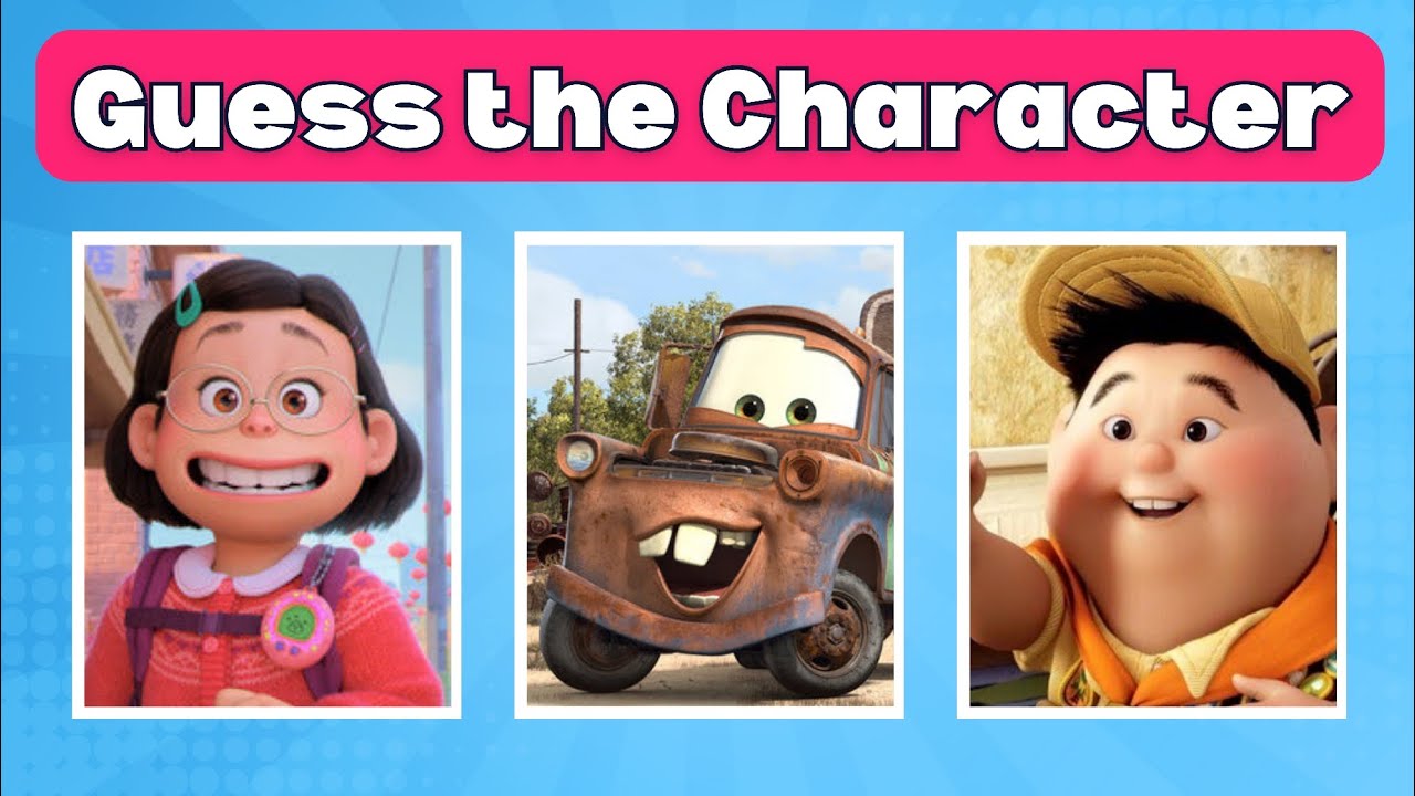 Guess the Pixar Character Quiz