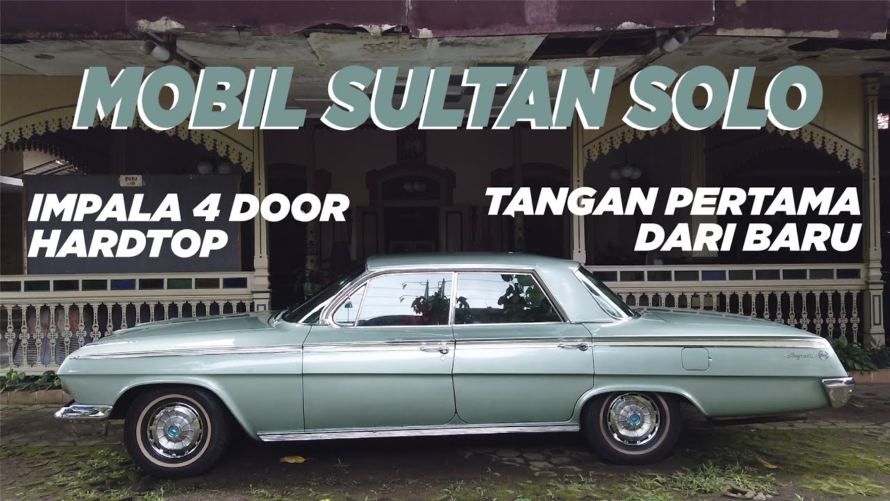 CHEVY IMPALA PALING ORISINIL! Chevrolet Impala 4 Door Hardtop 1962 KM 50rban - Mobil Antik Indonesia