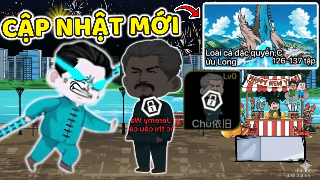 THNE PHÁT HIỆN CẬP NHẬT MỚI BẢN ĐỒ THANH HÀ BÁT CẦN CÂU MỚI NHÂN VẬT CHU TRONG CÂU CÁ VẠN CÂN.