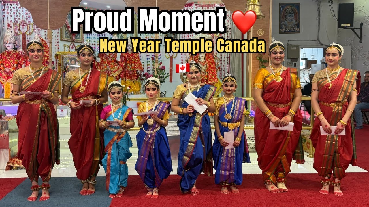 New Year Celebration at Temple 🇨🇦 | Kids Receiving Blessings & Appreciation Gifts 🙏