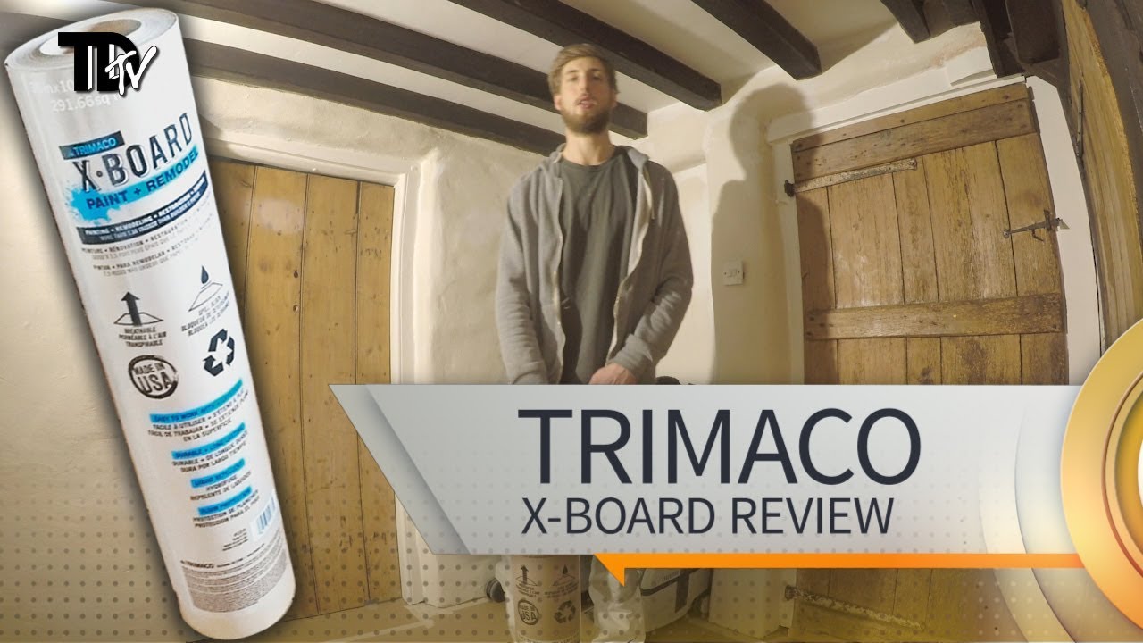 PRODUCT REVIEW - TRIMACO X-BOARD Paint + Remodel floor protection
