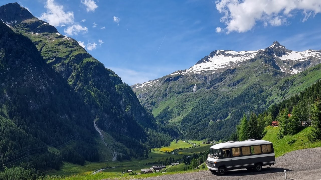 Plöckenpass mit dem DüDo von Österreich nach Italien -  Mercedes-Benz 508 - Mautfrei über die Alpen