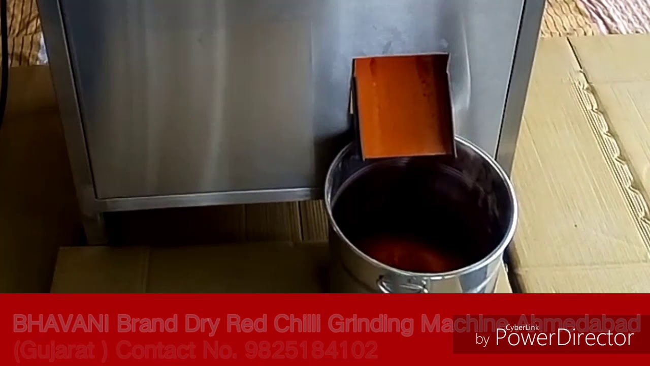 Bhavani Brand Dry Red Chilli Grinding Machine
