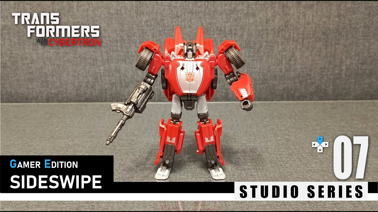 Обзор Gamer Edition Sideswipe Deluxe class Studio Series +07  Музей Р-ТФ