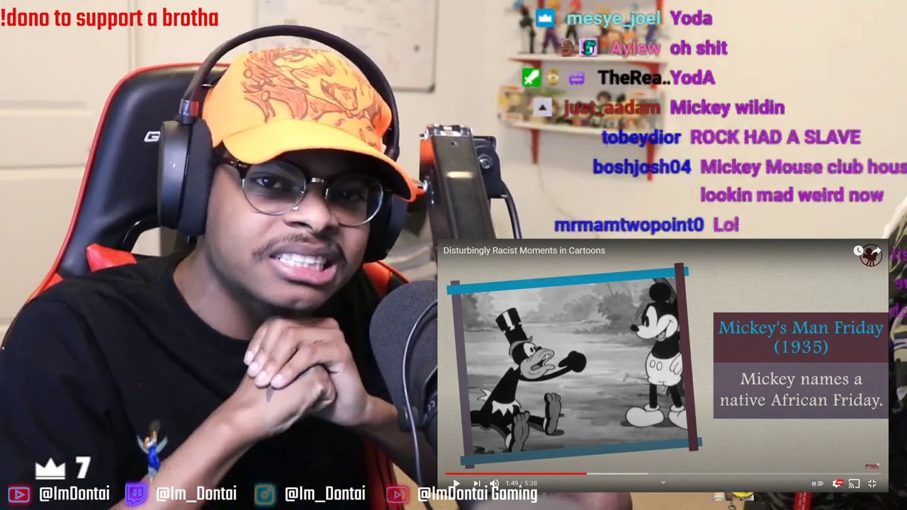 ImDontai Reacts To Racist Cartoons Of The 1900's