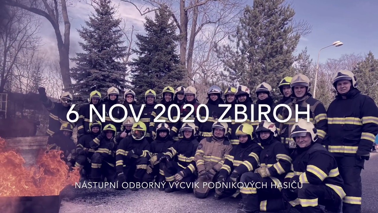Nováčkovský kurz HZS PODNIKU - 6 NOV 2020 Zbiroh
