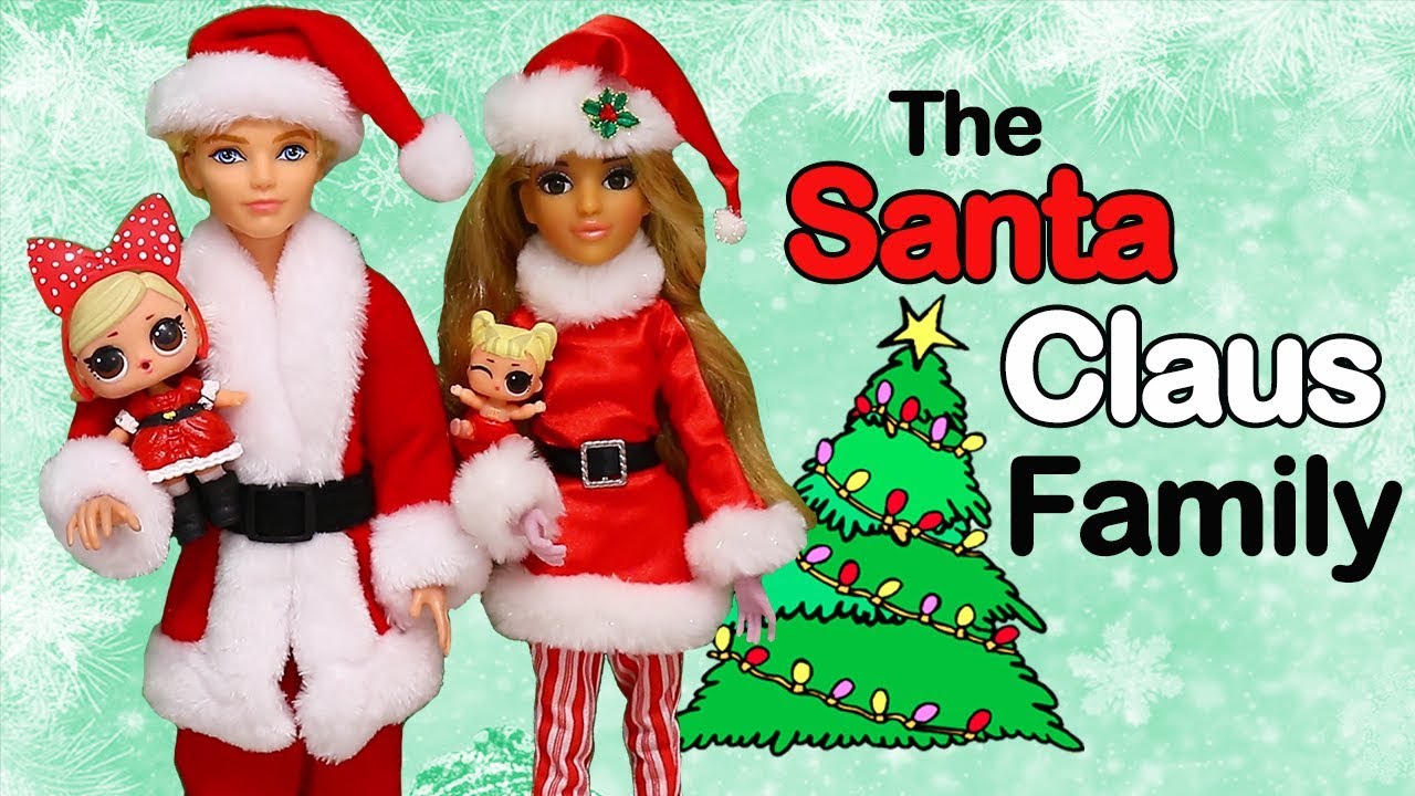 The Santa Claus Family Has New Neighbors | Toys and Dolls Play