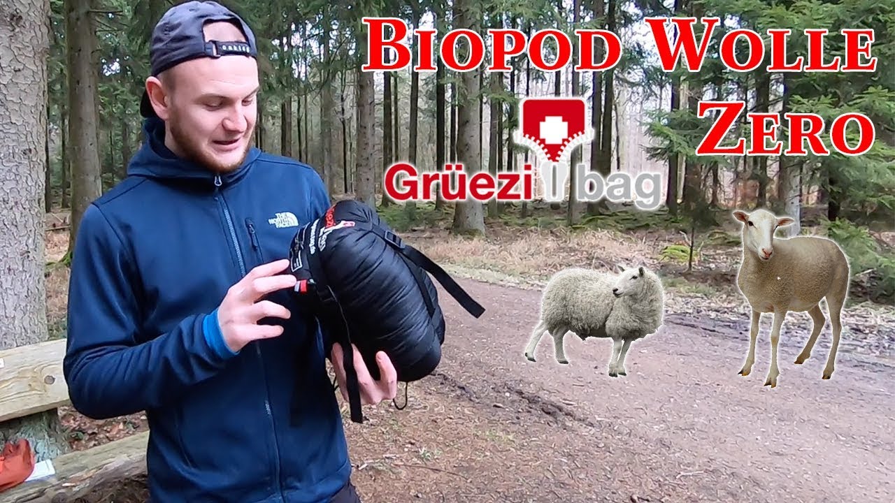 Gr&uuml;ezi Bag Schlafsack - Produktvorstellung Biopod Wolle Zero