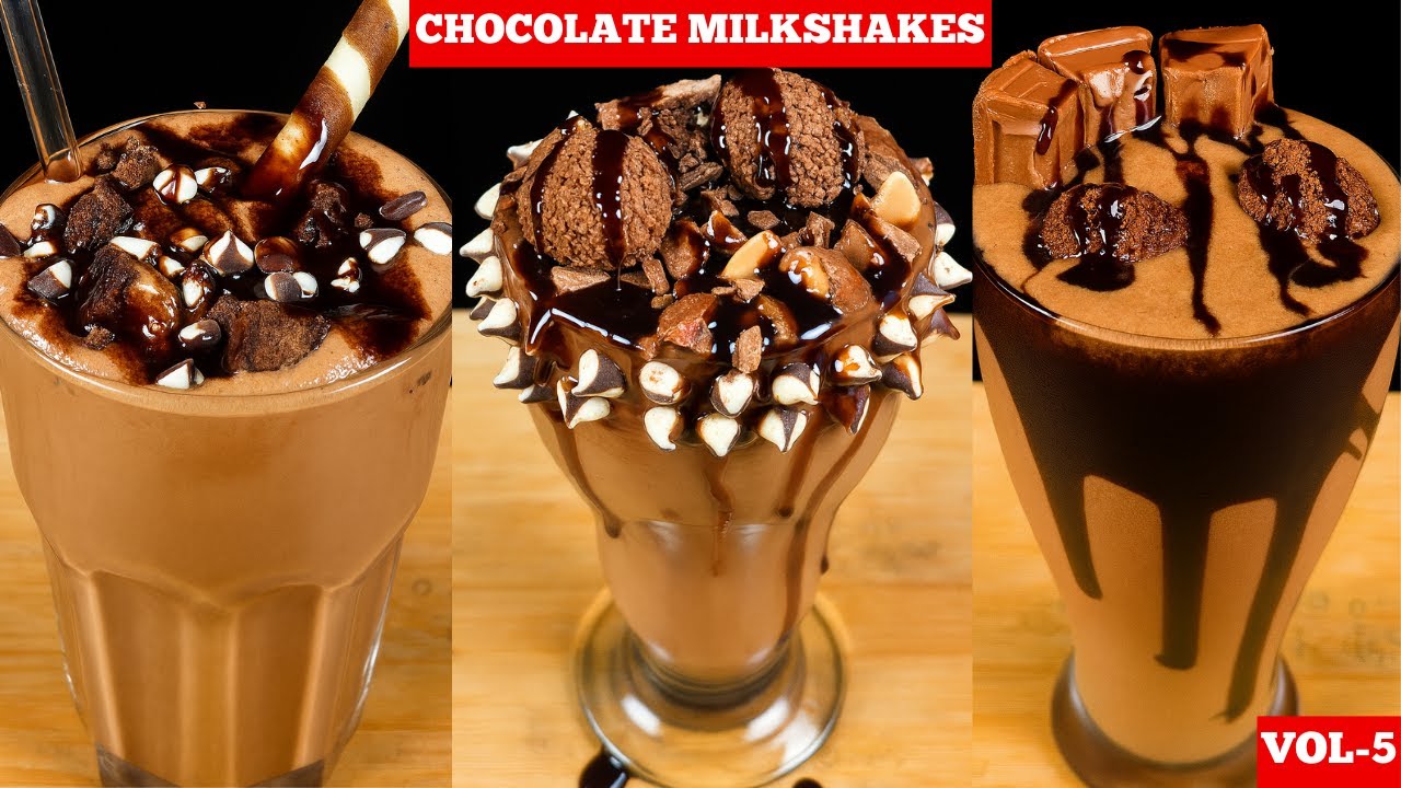 Chocolate Milkshakes VOL-5 | Cadbury, KitKat, Munch & More! | MCSA(MyCookingStyleAsmr)