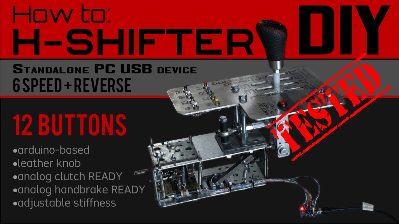 Arduino-based Simracing H-Shifter