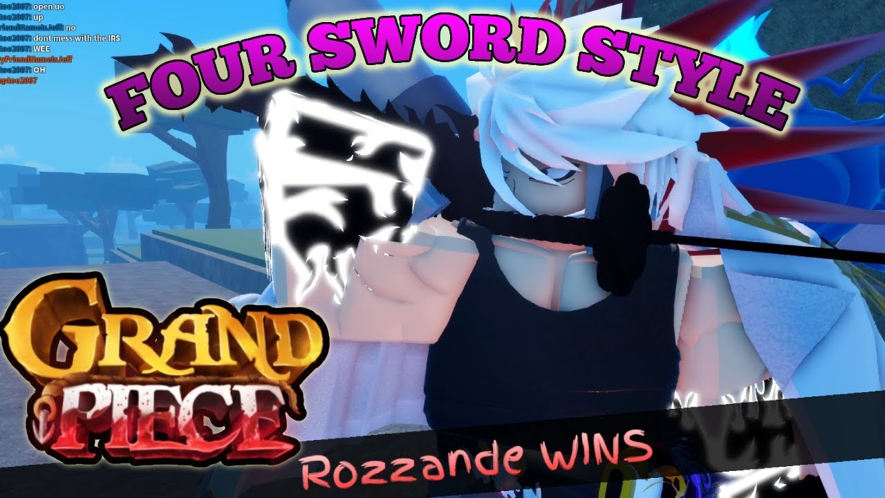 Четыре меча в стиле Battleroyale от GPO