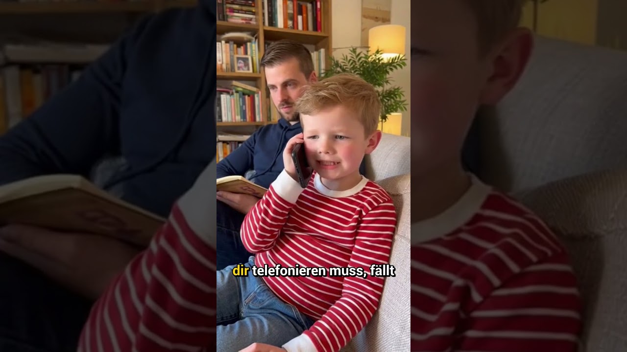 Kind plaudert Geheimnisse am Telefon aus!