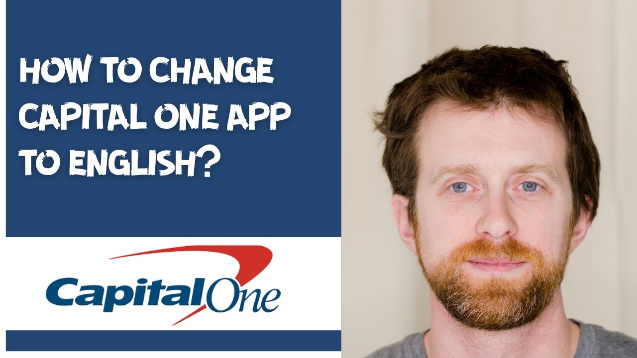 how to change capital one app to english