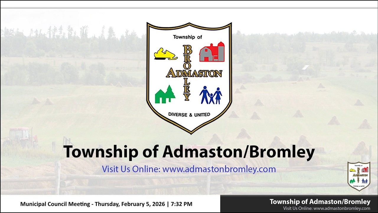 Township of Admaston Bromley Council   05 February 2026   07 32 34 PM