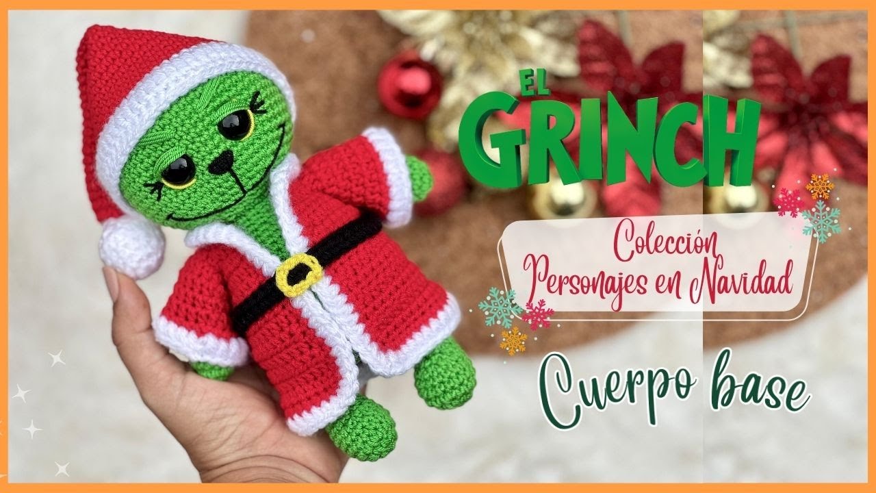 GRINCH En Navidad Amigurumi PARTE 1/2 🧶 | Простое руководство по вязанию крючком