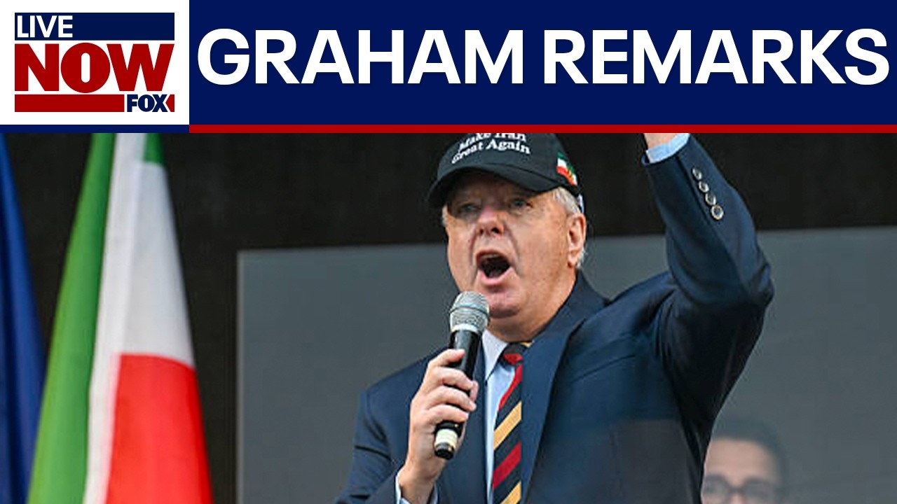 Sen. Lindsey  Graham speaks after meeting with Israelis on Iran