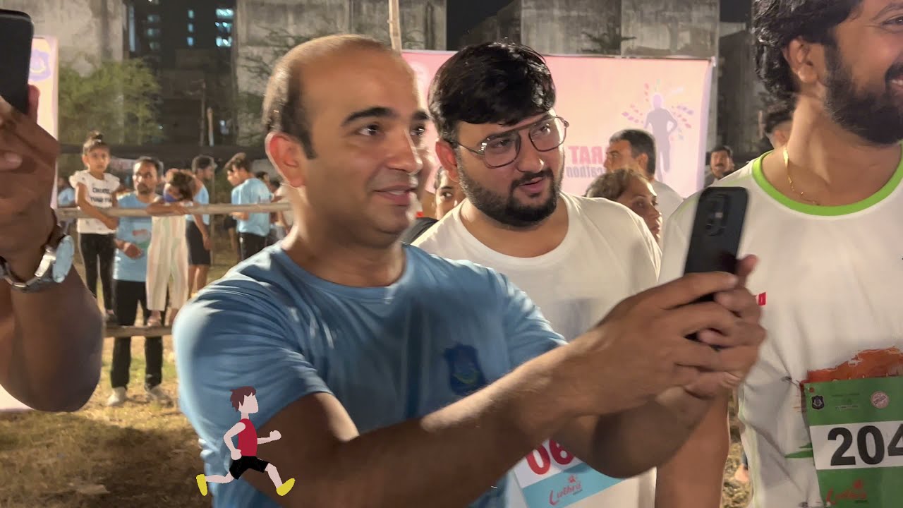 Gujarat Day Night Marathon part 2 video #surat #GujaratDay2022 #Live #funnyvideo