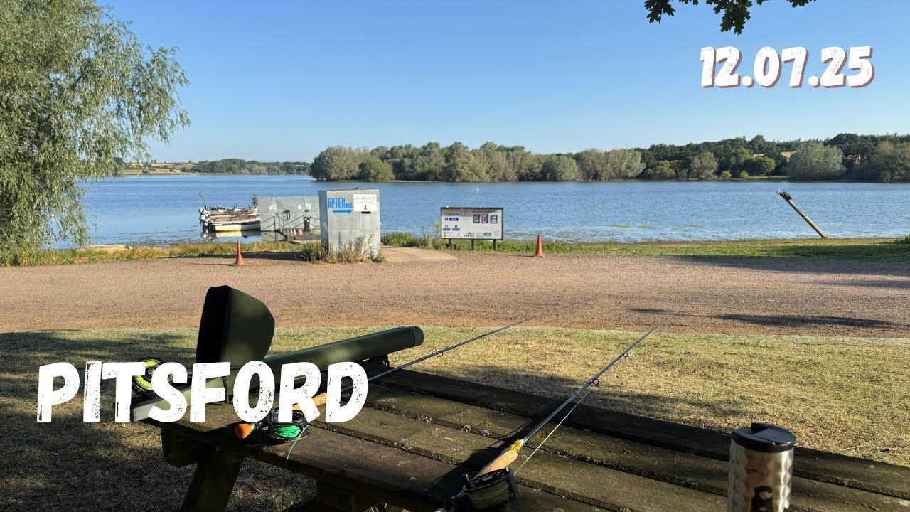#41 Pitsford - Too hot 2 fish during the heat wave, flyfishing for trout in mid July25 #flyfishinguk
