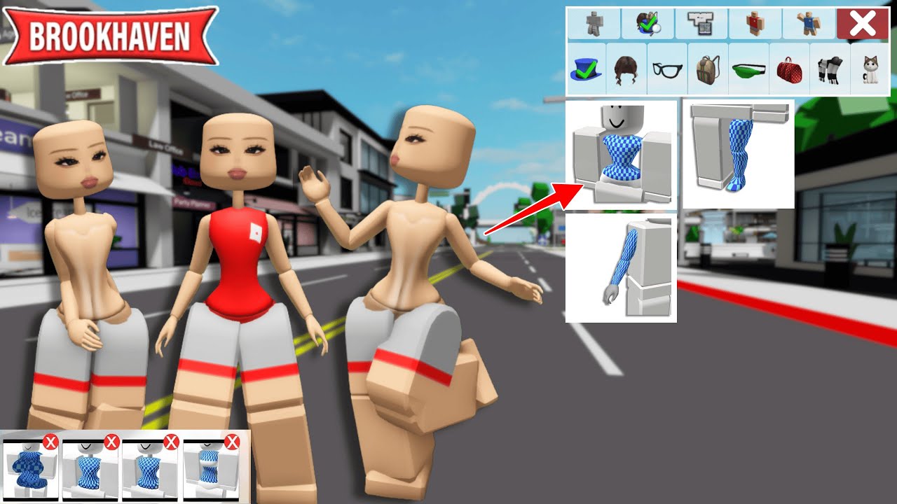 Как получить БЕСПЛАТНУЮ тонкую талию в Брукхейвене 💖 (Действительно до сегодняшнего дня!) #roblox...