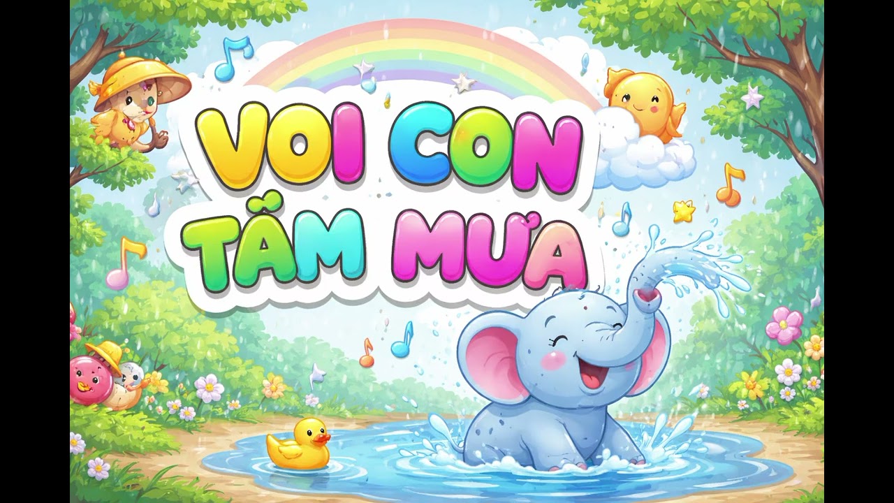 VOI CON TẮM MƯA- Nhạc Thiếu Nhi
