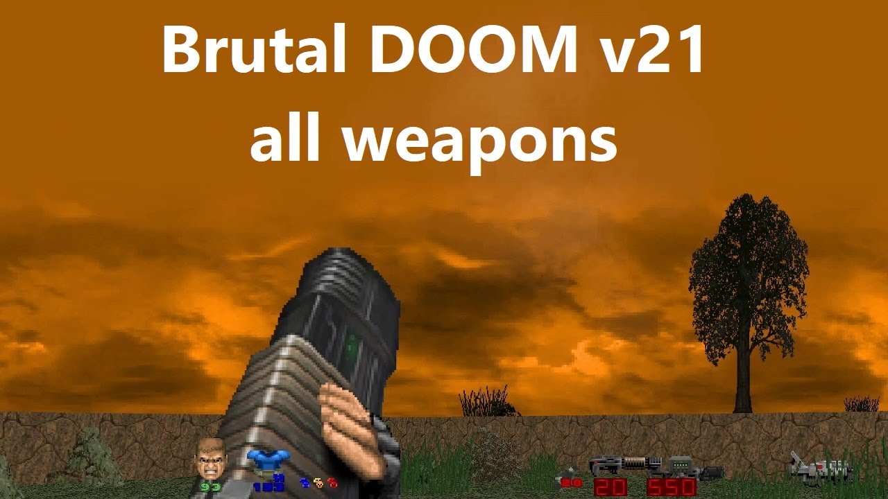 Brutal DOOM v21 all weapons