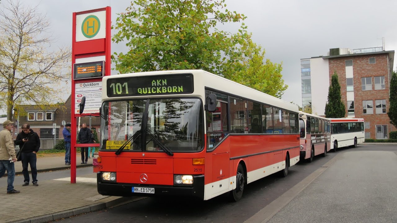 [Sound] Bus MB O 405 | #2575 | Hamburger Omnibus Verein e.V.