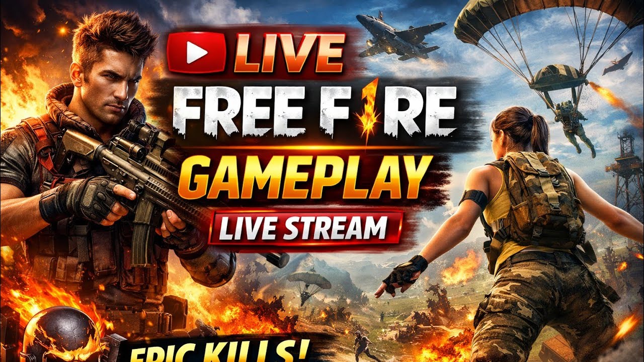 Free fire live playing