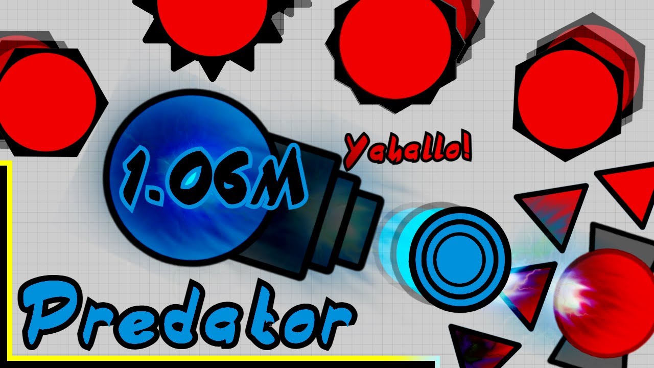 Diep.io - The Boss Hunter (Predator 1.06m - FFA)