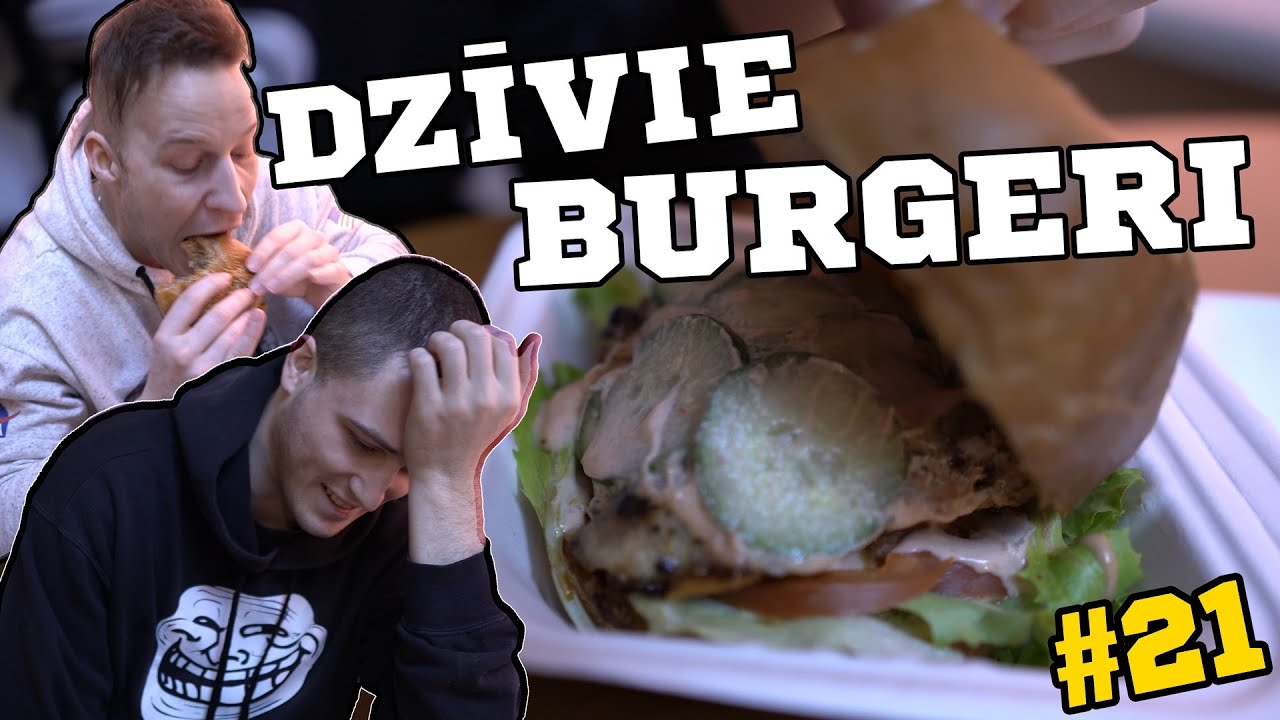 DZĪVIE BURGERI | ēdienvlogs #21