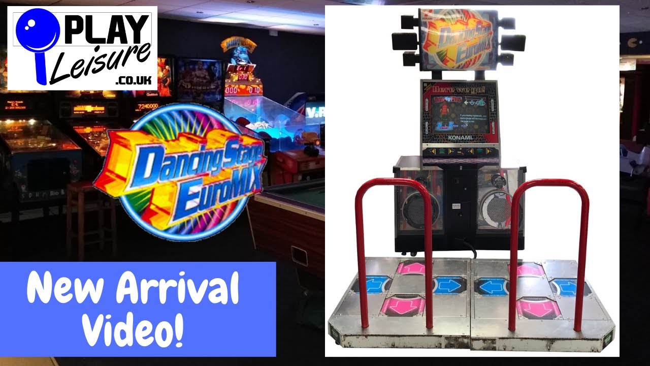 Get your dancing shoes on, it's The Dancing Stage Euromix Arcade Machine!