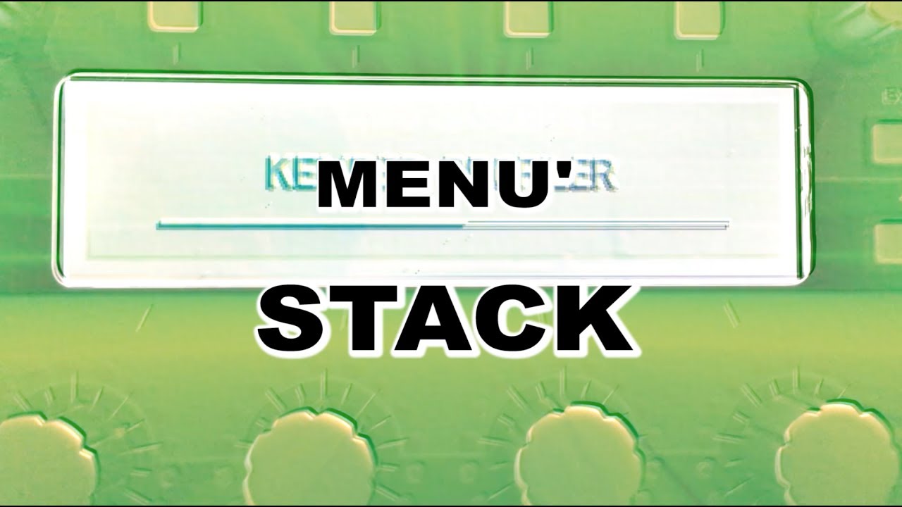 Kemper Amp Tutorial (unofficial) -  Menù: Stack (Amplifier, EQ, Cabinet)