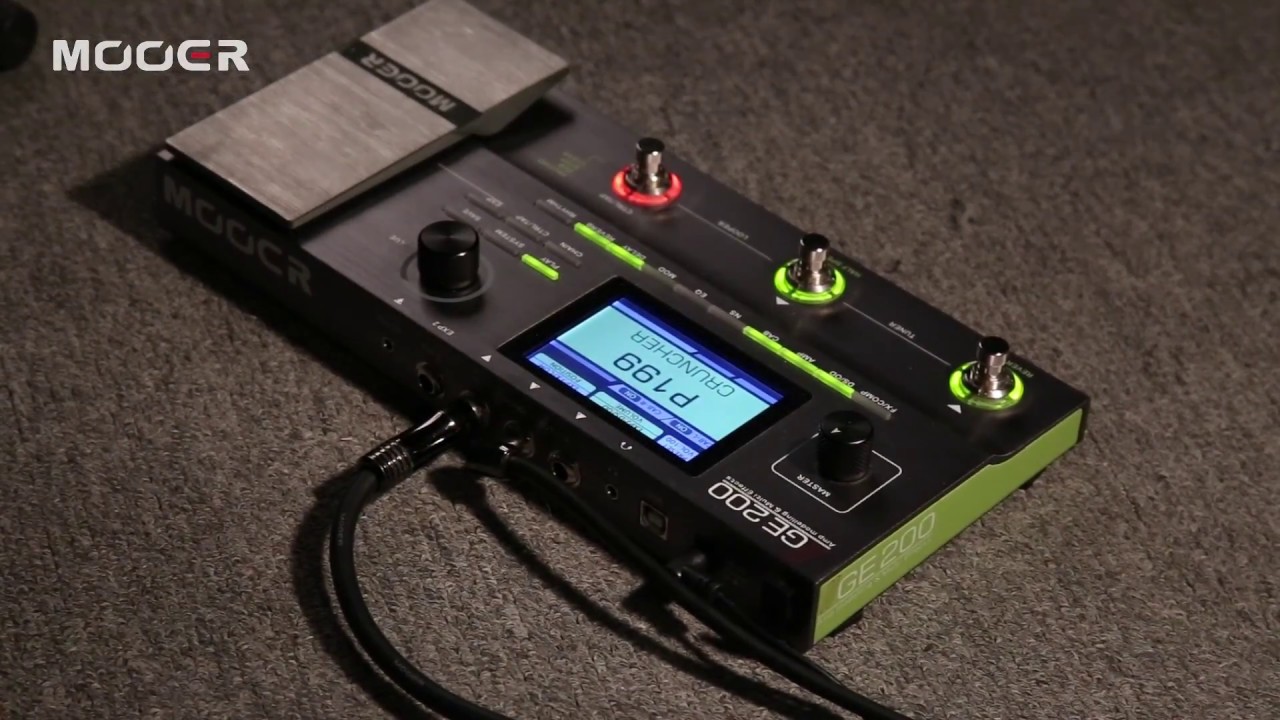 MOOER GE200 Amp modelling & Multi Effects Part 2