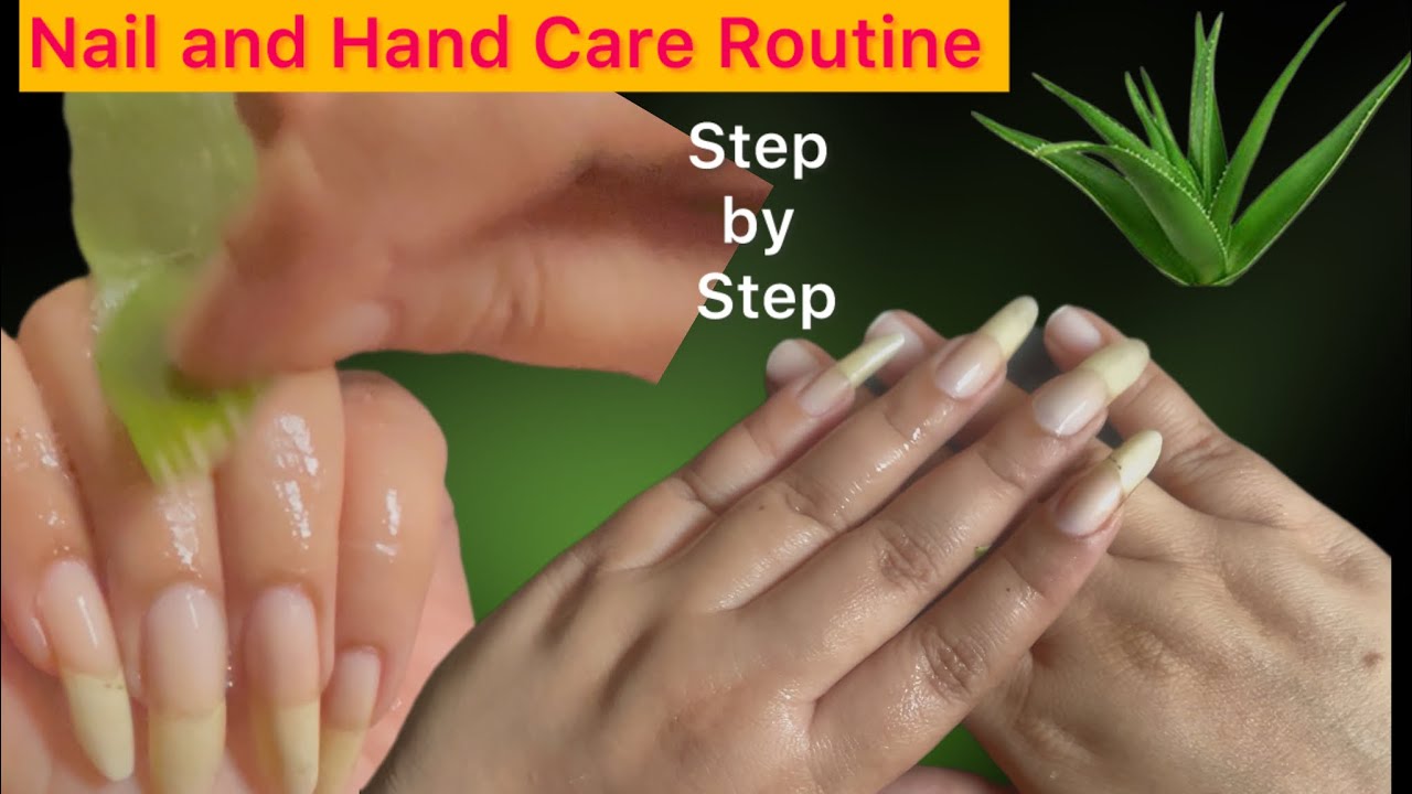 Hand and Nail Care Routine 💅🏻🧴| Manicure at Home | How to Clean Your Nails at Home🏡#nailcare #hack