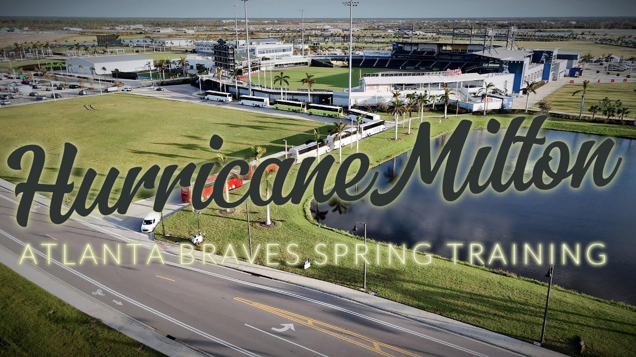 Hurricane Milton: Atlanta Braves Spring Training Stadium - North Port/ Venice, Florida 4k