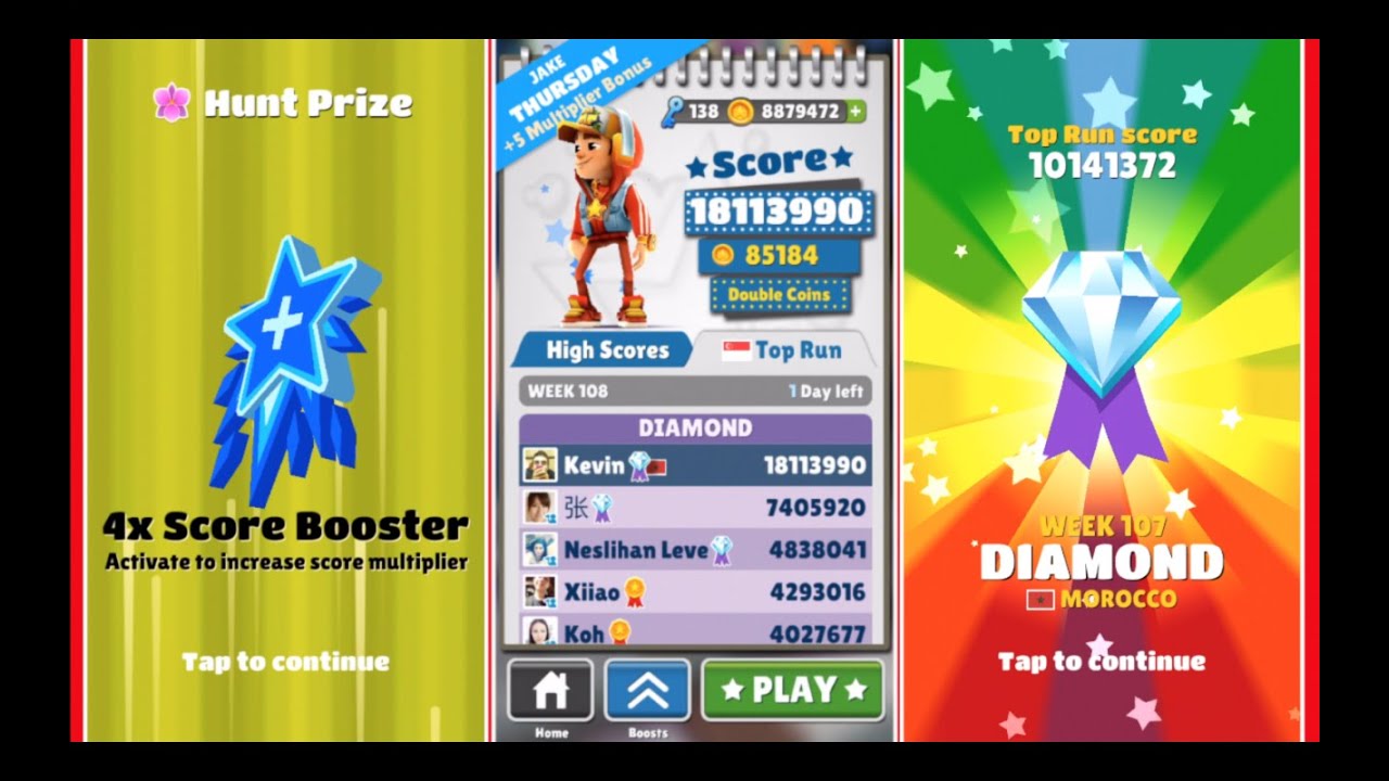 Subway Surfers Singapore Best Score!