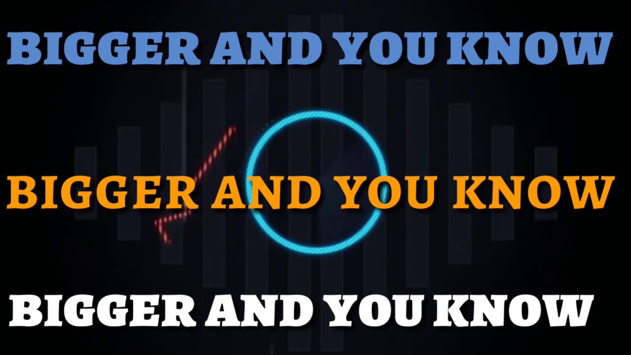 BIGGER AND YOU KNOW (OFFICIAL LYRIC VIDEO) REVIVAL TRAIN FEAT MICHAEL HIM AND MR MARCUS YORK