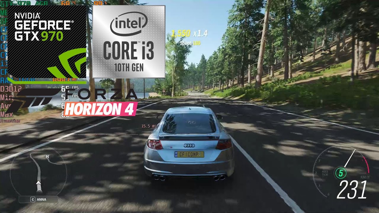 GTX 970 4GB - FORZA HORIZON 4 On Semi Ultra Graphics Settings - 2024