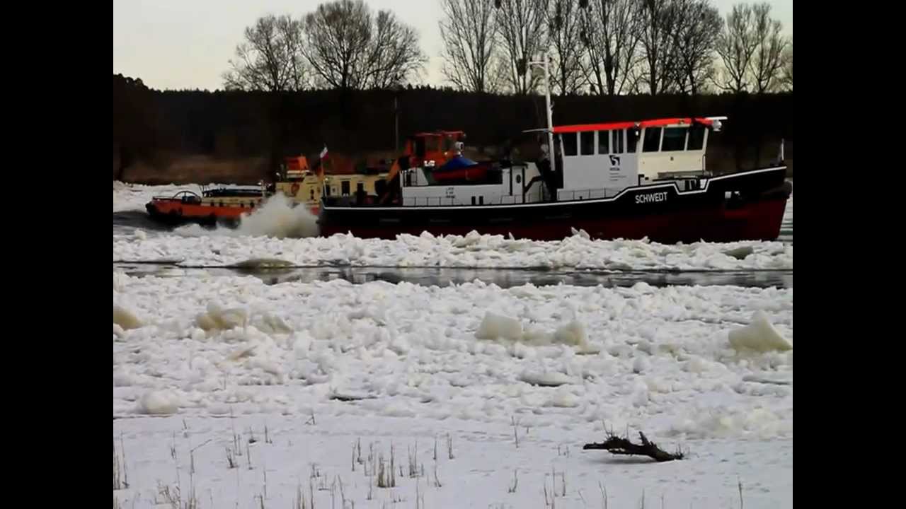 Eistanz auf der Oder