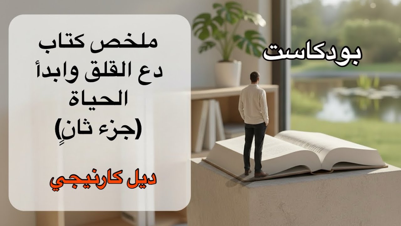 ملخص كتاب دع القلق وابدأ الحياة (جزء ثانٍ)الروشتة الشافية للتغلب على القلق..ديل كارنيجي
