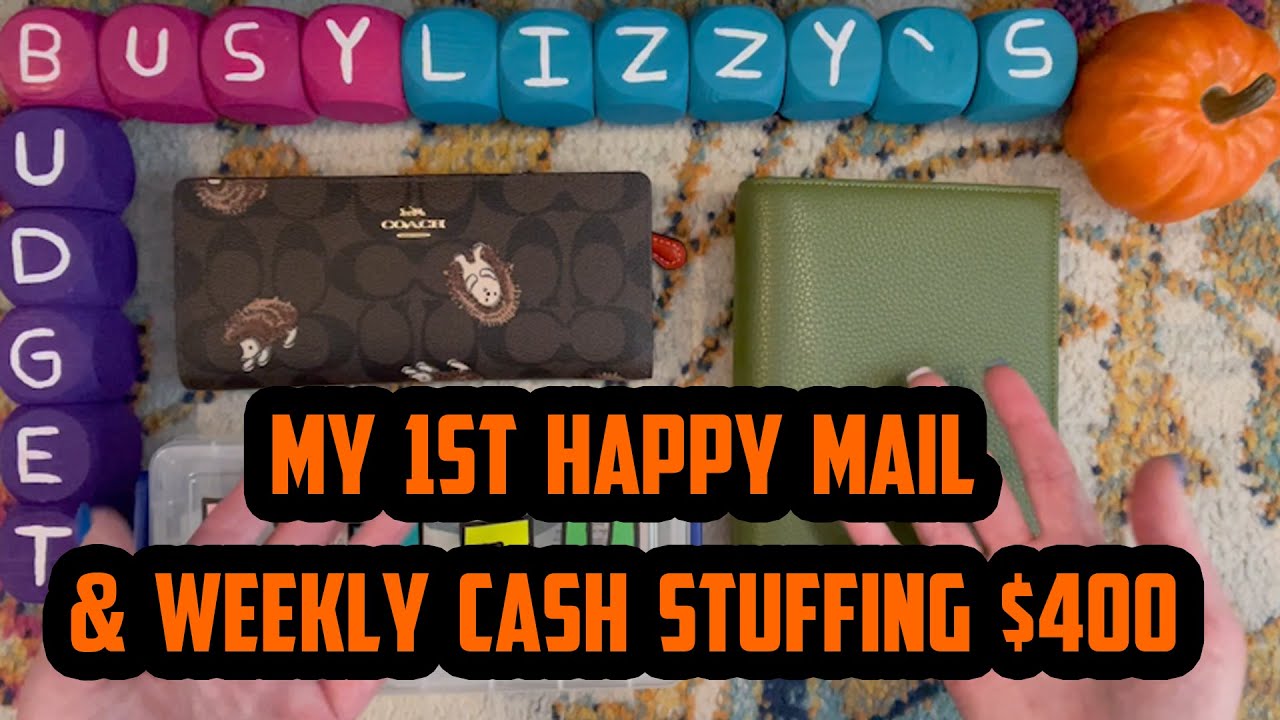 OPENING HAPPY MAIL | WEEKLY CASH STUFFING | $400 | CHANNEL ANNOUNCEMENTS