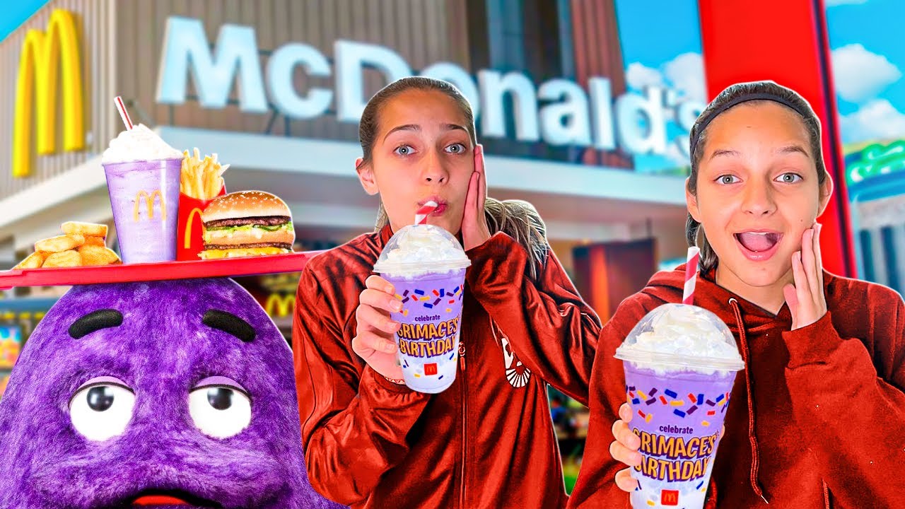 EU E MINHA GÊMEA BEBEMOS GRIMACE SHAKE E ALGO ESTRANHO ACONTECEU