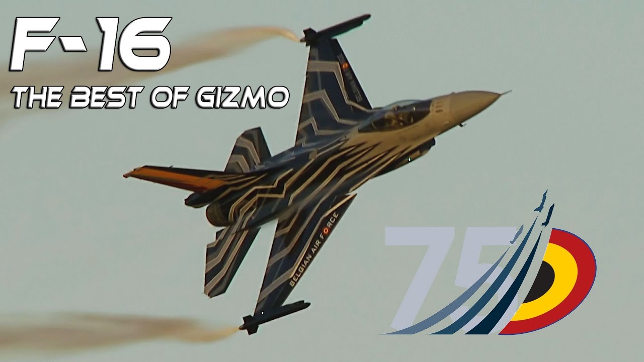 F16  4K UHD F-16  75 Years Belgian Air Force  Rewind  to the Display of  