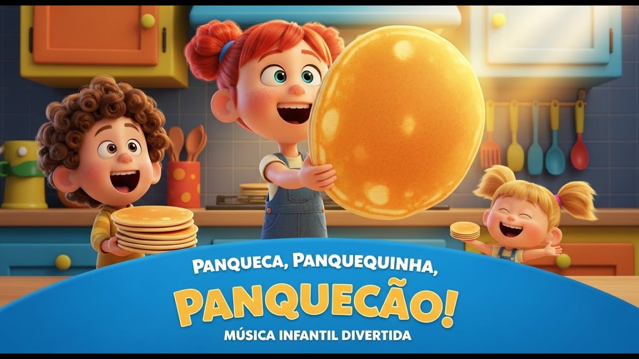 Panqueca, Panquequinha, Panquecão  | Música Infantil Divertida para Crianças
