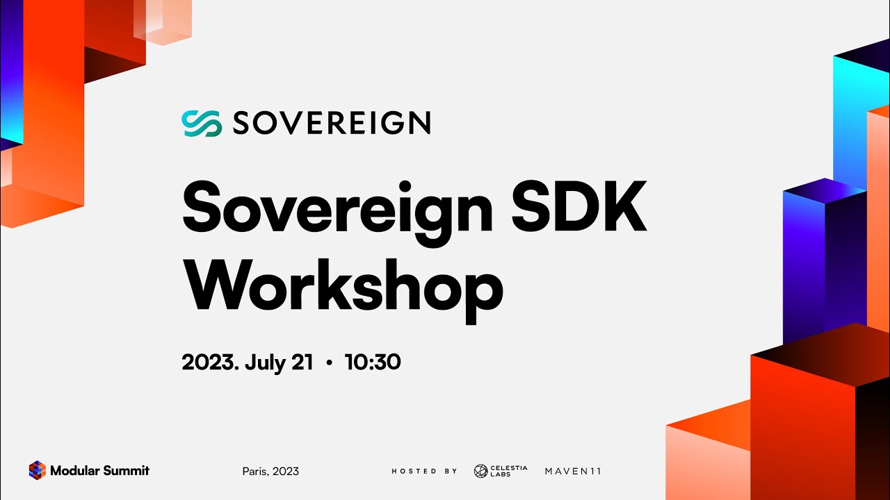 Sovereign SDK workshop
