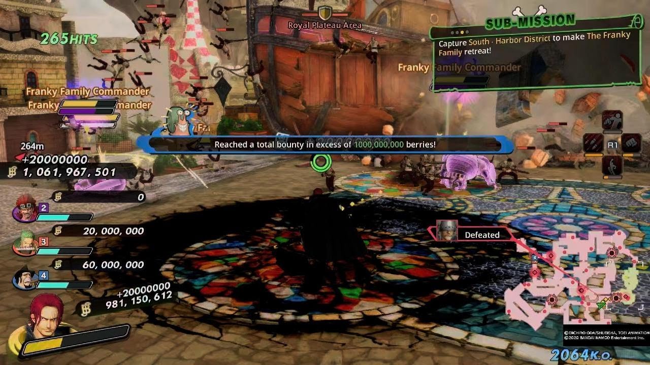 ONE PIECE: PIRATE WARRIORS 4_treasure battle Shanks intense Gameplay